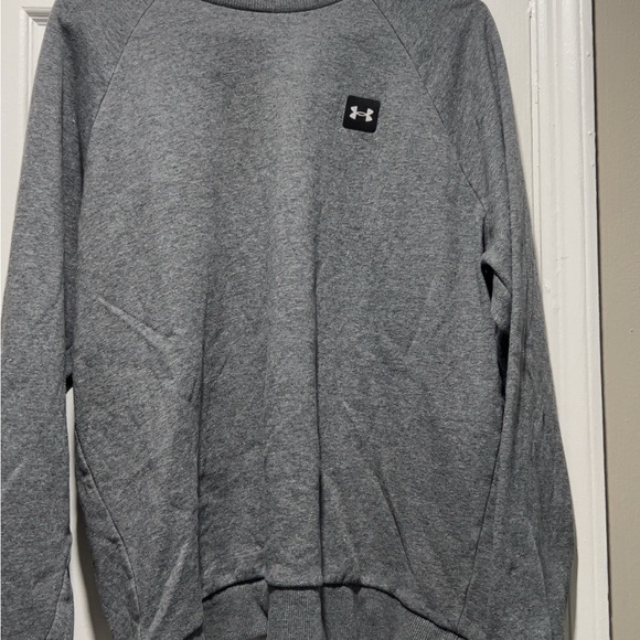 Under Armour Men's Heather Gray Crewneck Sweater - Picture 1 of 2